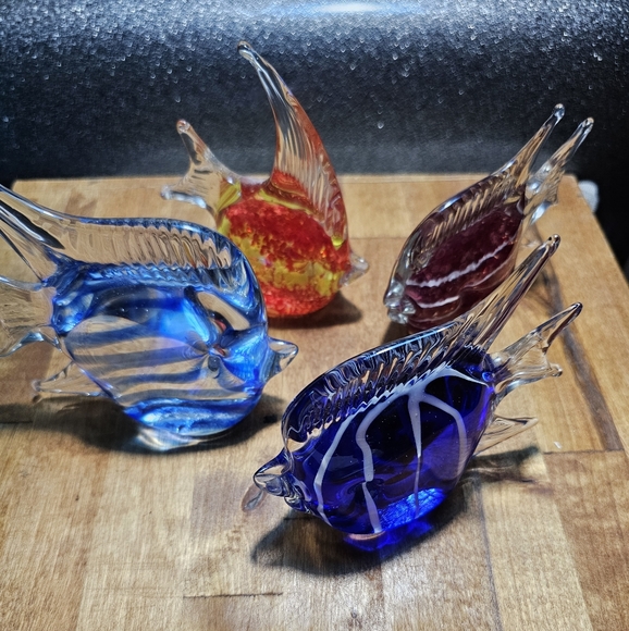 Heavy Hand Blown Mixed Artists Vintage Glass Paperweights Collection of 18pcs. - Picture 15 of 16